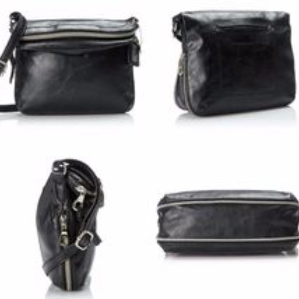 Relic Fossil Cross Body Expandable Messenger Bags Choose Cognac (Brown) or Black - Picture 4 of 8